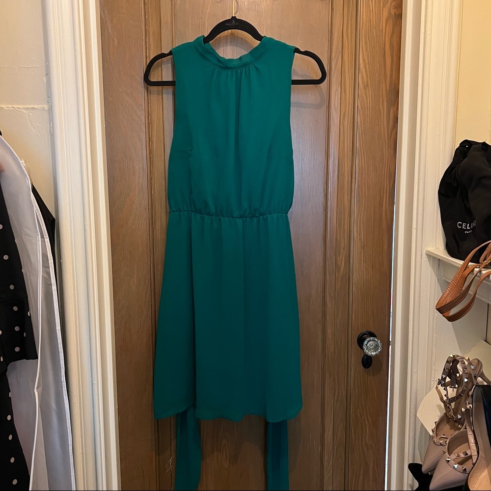 New York & Co Dark Green Dress